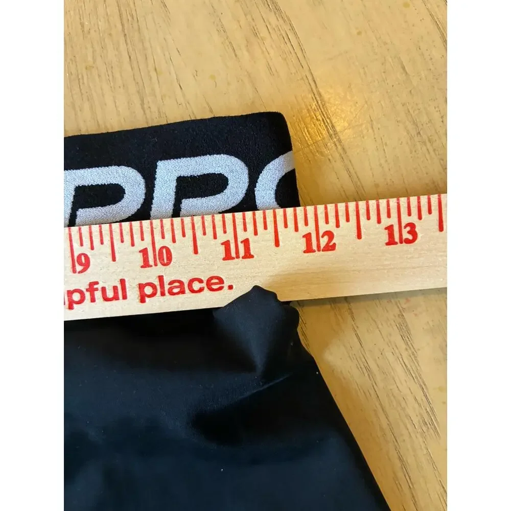 Nike Pro Dri Fit Women’s Mini Shorts Black XS Gym Running Swoosh Logo 4” Inseam